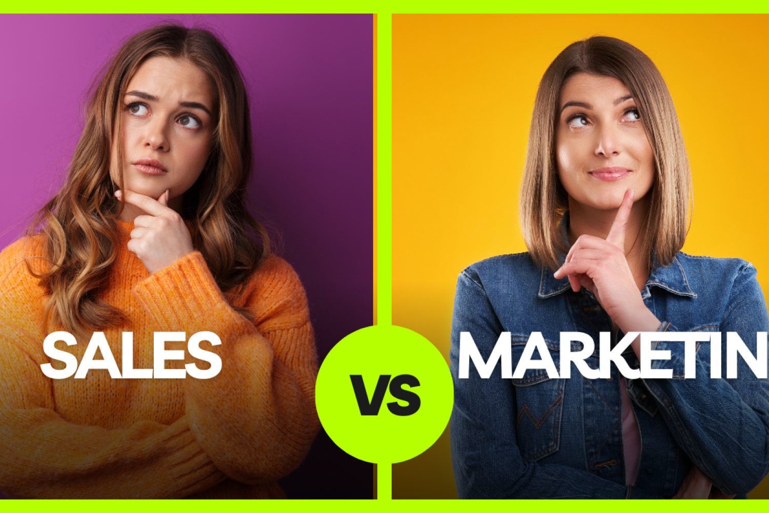 Sales vs Marketing webpageni banner